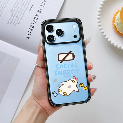 Funny Coffee Duck Impact Magnetic Phone Case Cover For iPhone