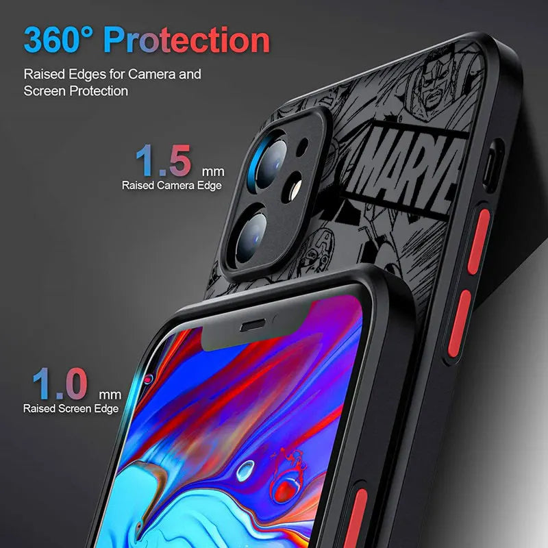Marvel Ironman Deadpool Phone Case For iPhone