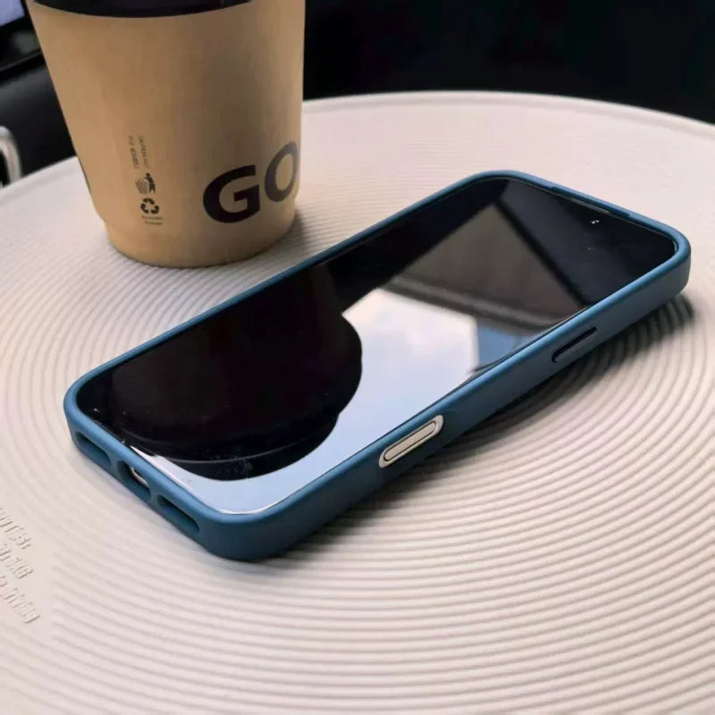 Original Matte Translucent Lens Protect Magsafe Phone Case For iPhone