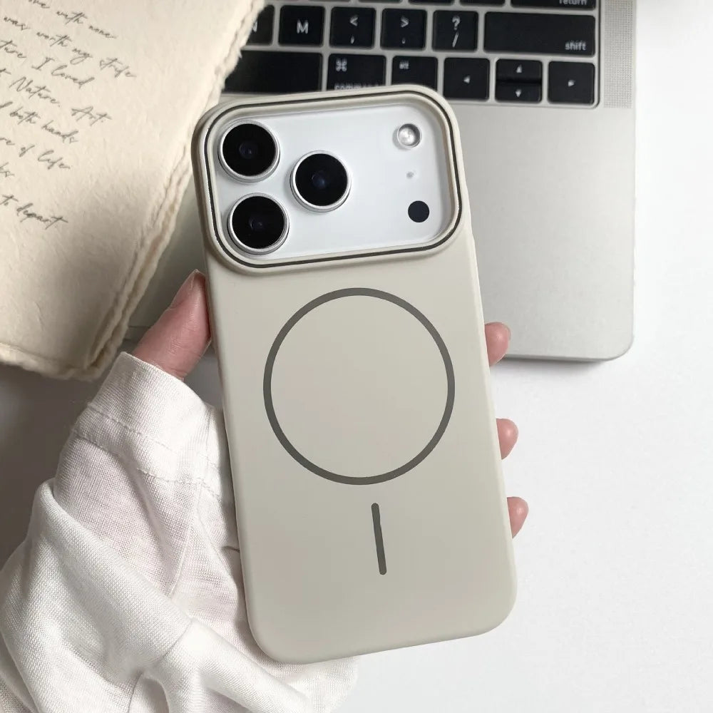 Luxury Magsafe Matte Magnetic Phone Case For iPhone