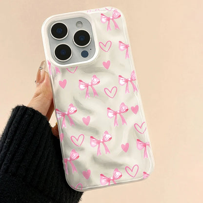 Bow Luxury Cute Candy Color Phone Case For iPhone