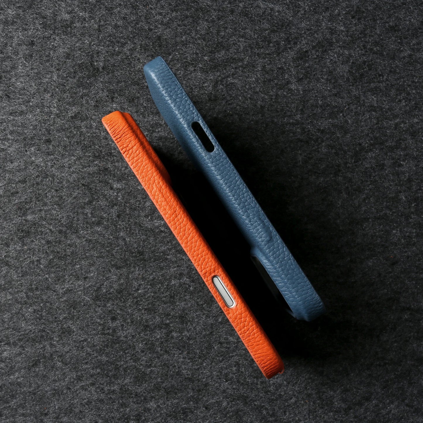 With Lanyard Genuine Leather Case For iPhone