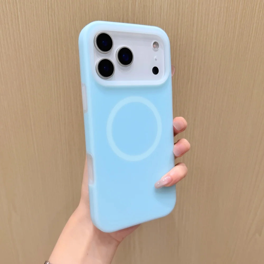 Candy Color MagSafe Liquid Silicone iPhone Case