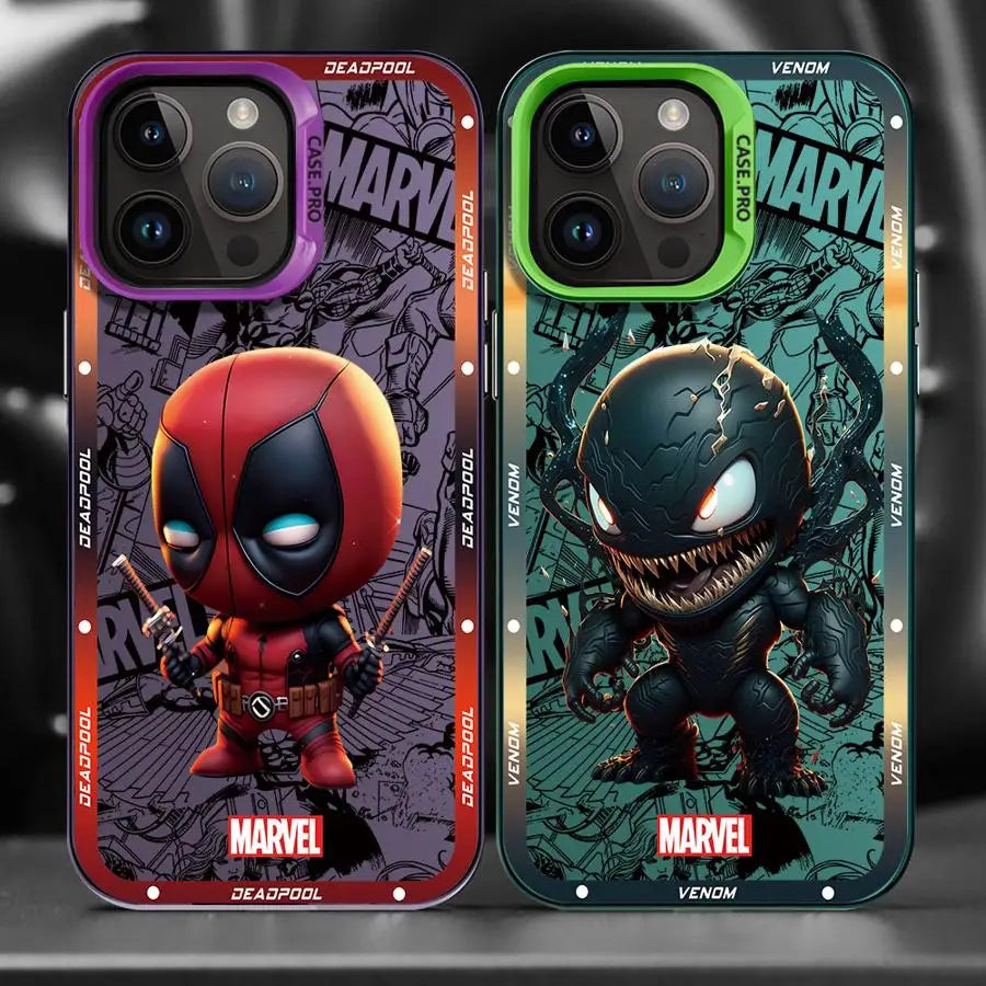Marvel Deadpool Venom Back Phone Cover Case For iPhone