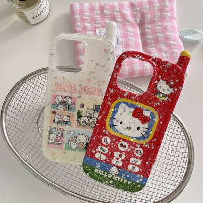 Kitty Self-Mocking Bear Phone Compatible Phone Case