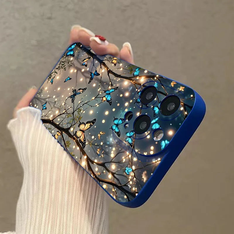 Glow In The Dark Butterfly Design Phone Case For iPhone