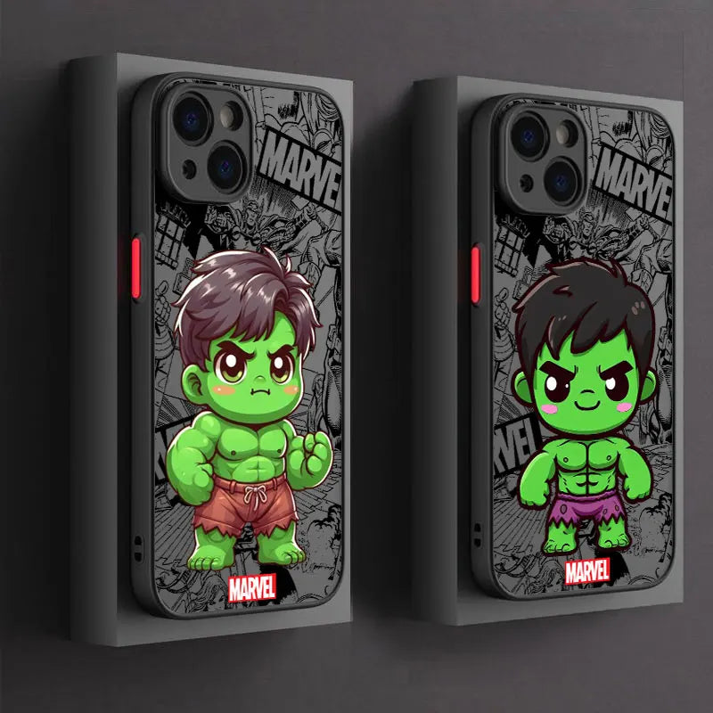 Marvel The Hulk Cartoon Phone Case For iPhone