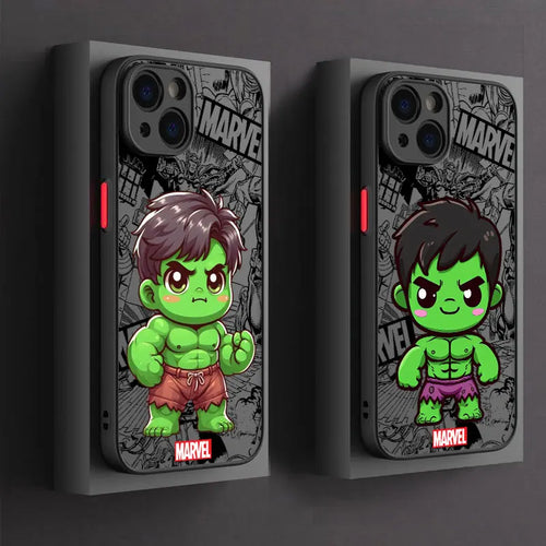 Marvel The Hulk Cartoon Phone Case For iPhone