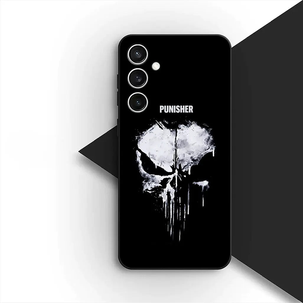 Cover For Apple iPhone The Punisher Marvel Skull