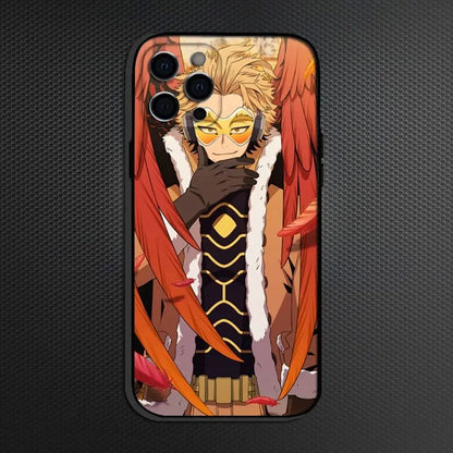 My Hero Hawks Phone Case For iPhone Others Soft Black Cover