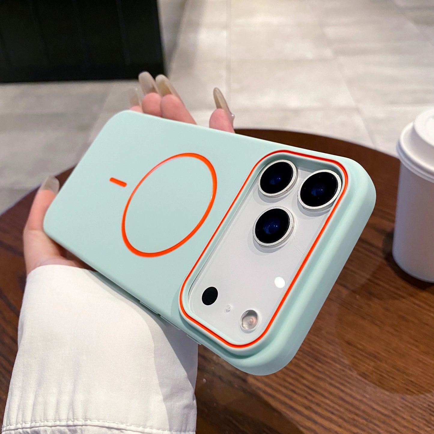 Luxury Magnetic Matte Soft Phone Case For iPhone Shockproof Magsafe Wireless Charging Cover