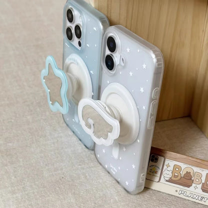 Cute Angel Wings Magnetic Stand Holder Tok Phone Case