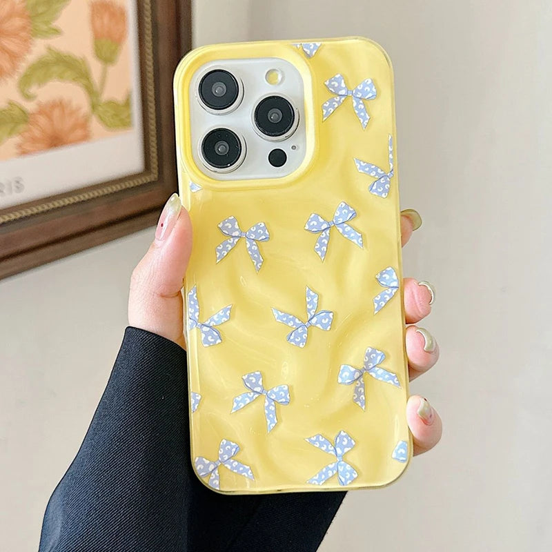 Romantic Retro Bow Know Compatible Phone Case