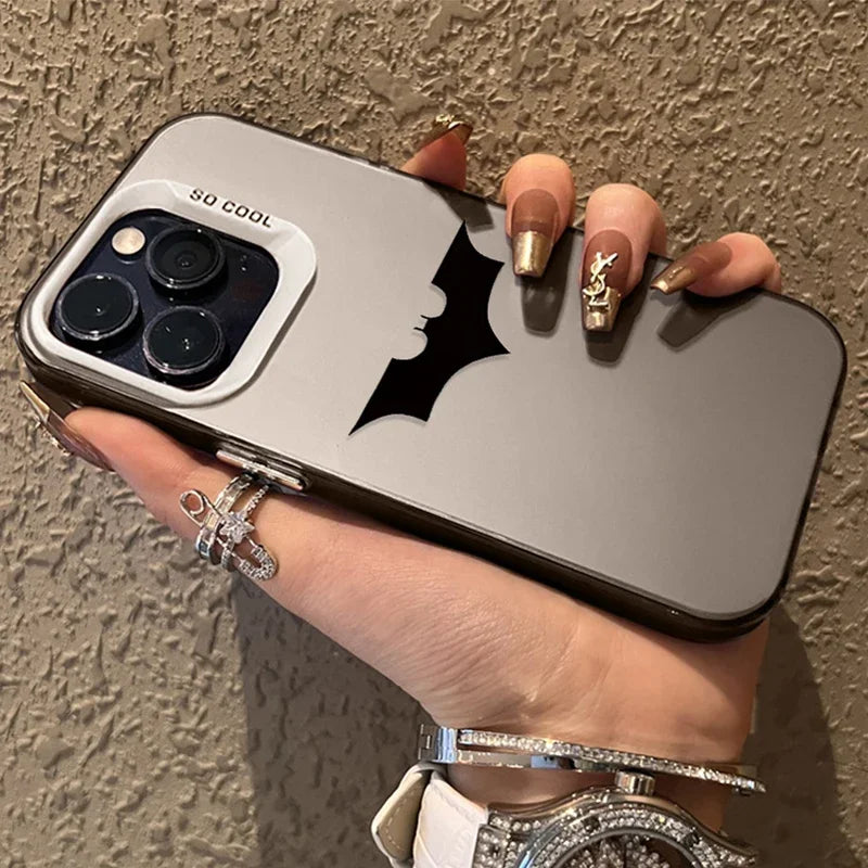 Luxury Marvel Batmans Spider Man Plating Hard Case For iPhone