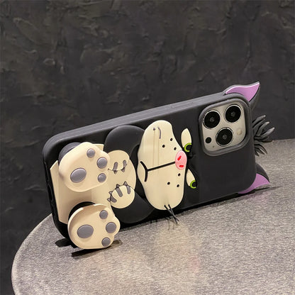 Lucifer Cat Cinderella Stretching Phone Case