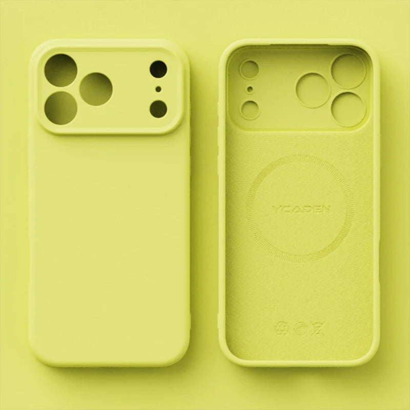 Original Liquid Silicone MagSafe Phone Case With Wireless Charging