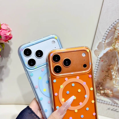 Transparent Wave Point Magnetic Case For iPhone