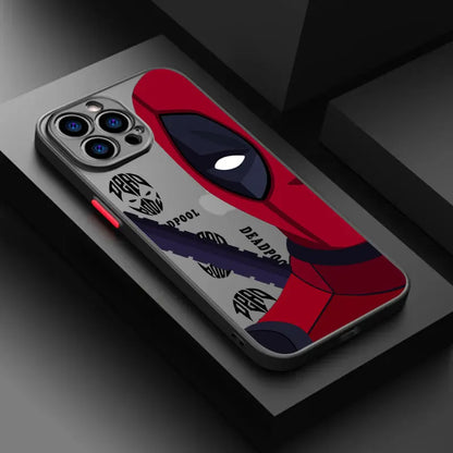 Marvel Half Face Spider Man Phone Case For iPhone