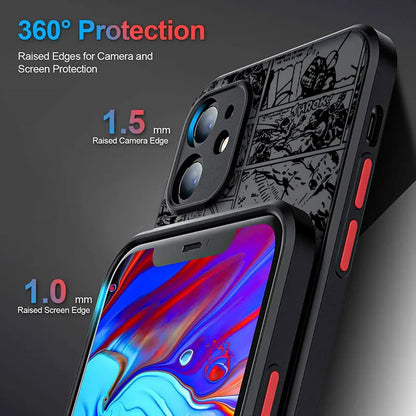 Marvel Spiderman Ironman Comic Phone Case For iPhone
