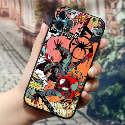 Miles Morales Spiderman Gwen Phone Case For iPhone