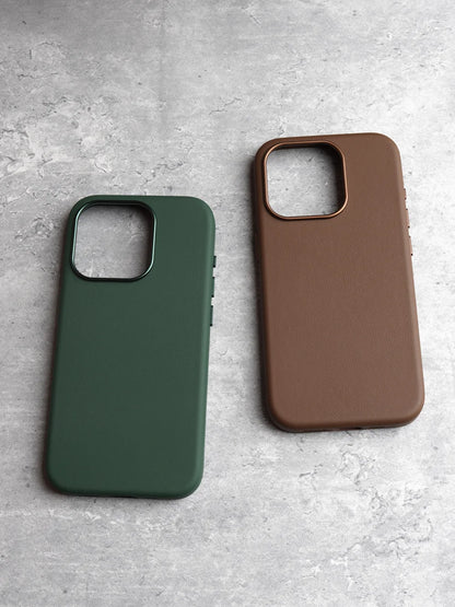 YMW Italian Nappa Genuine Leather Case for iPhone