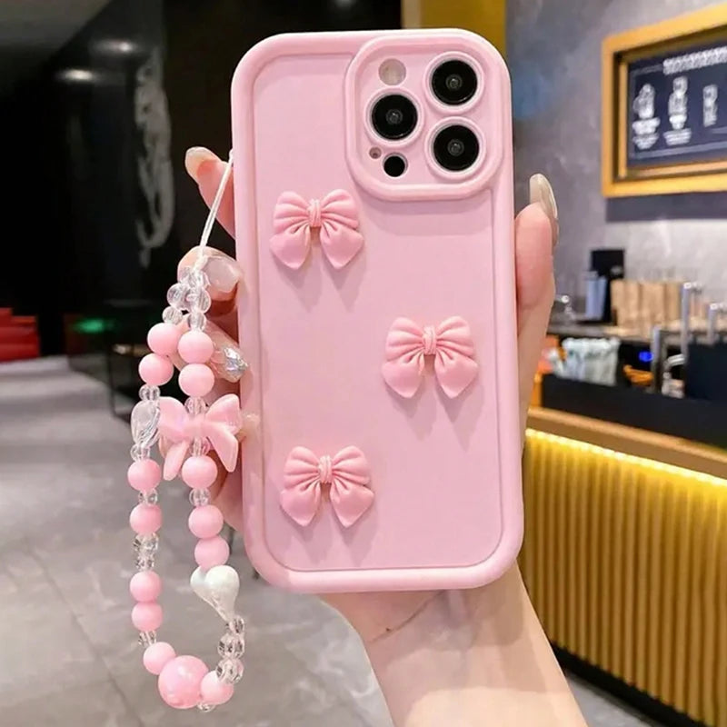 Cute 3D Bowknot Silicone Phone Case