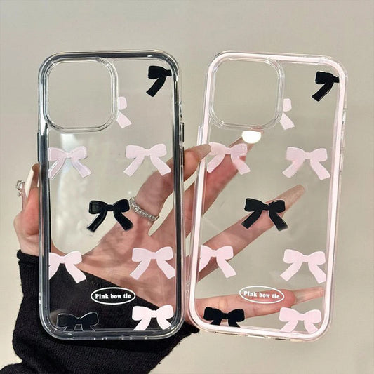Fashion Pink Bow Knot Compatible Phone Case