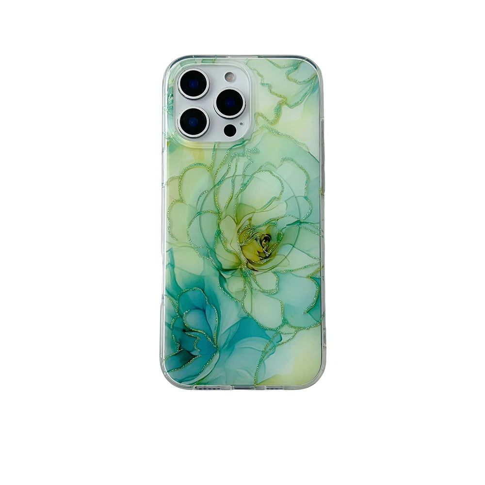 Marble Pattern Wireless-Charging Magnetic Protective Case