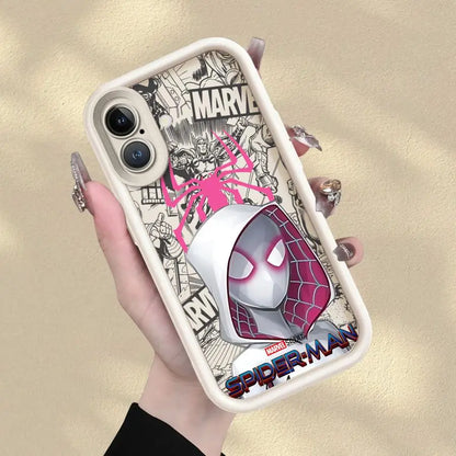 Cute Marvel Spider Men Case For iPhone Soft Shell