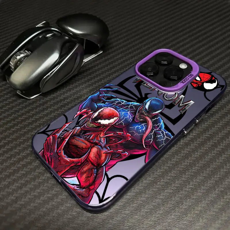 Marvel Spderman Venom Art Phone Case For iPhone