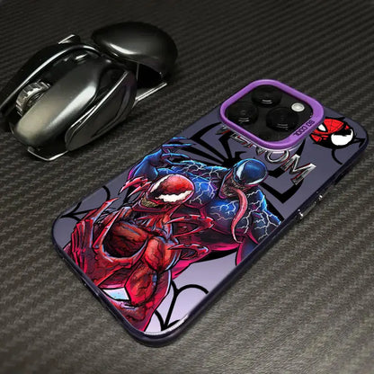 Marvel Spderman Venom Art Phone Case For iPhone