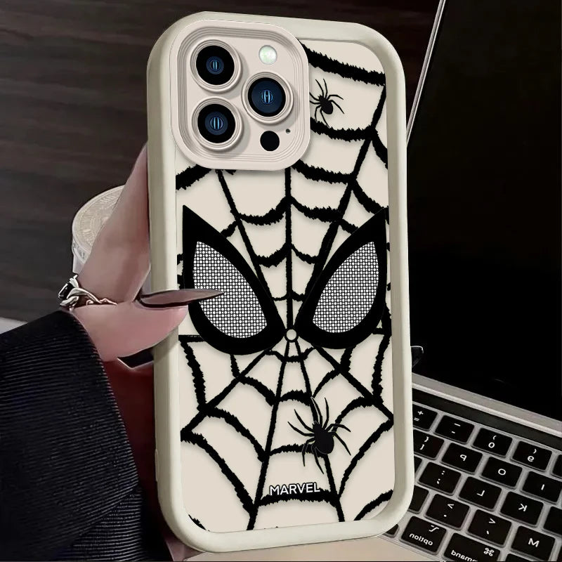 Marvel Spider Man Pattern Case For iPhone
