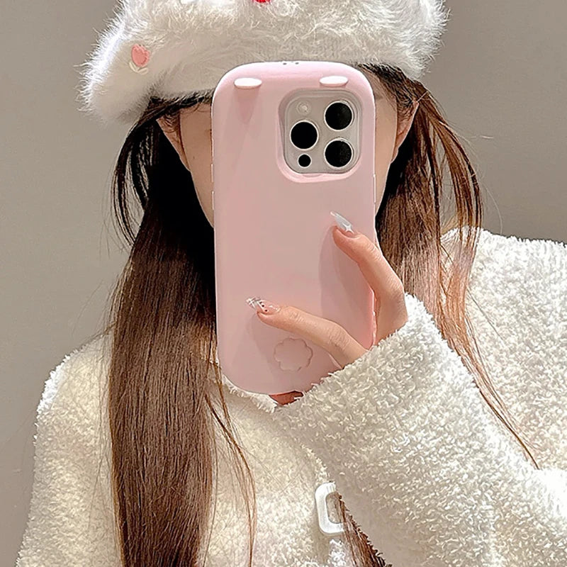 Cartoon Cute 3D Cat Soft Silicone Phone Case