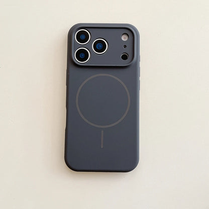 MagSafe Magnetic Silicone iPhone Case with Lens Protection