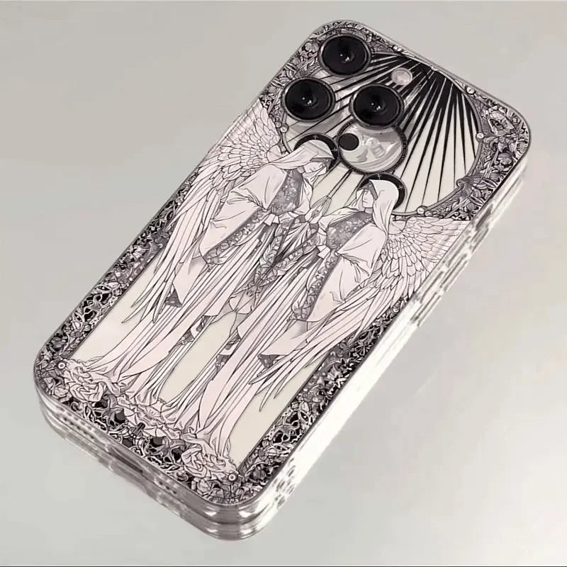 Medieval Vintage Cupid Angel Case For iPhone