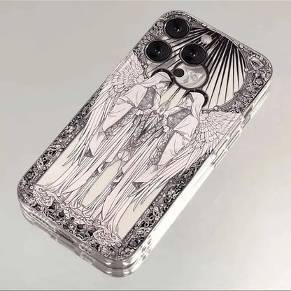 Medieval Vintage Cupid Angel Case For iPhone