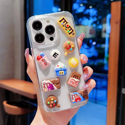 Super Cute Beans Chocolate Phone Case
