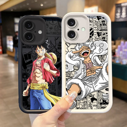 Anime One Piece Soft Silicone Phone Case for iPhone
