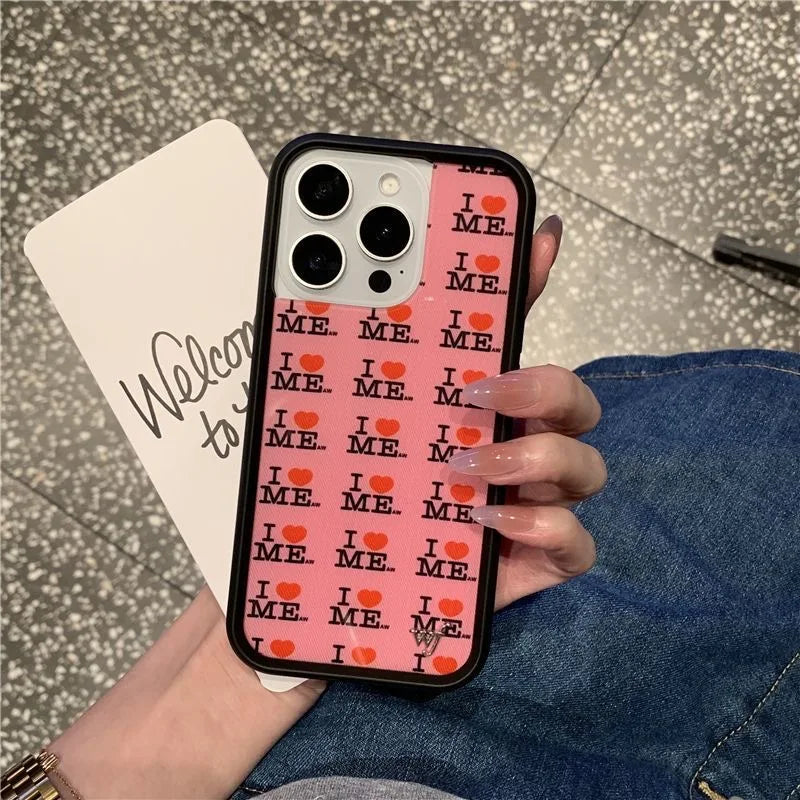 Luxury Leopard Print Wildflower Phone Case For iPhone