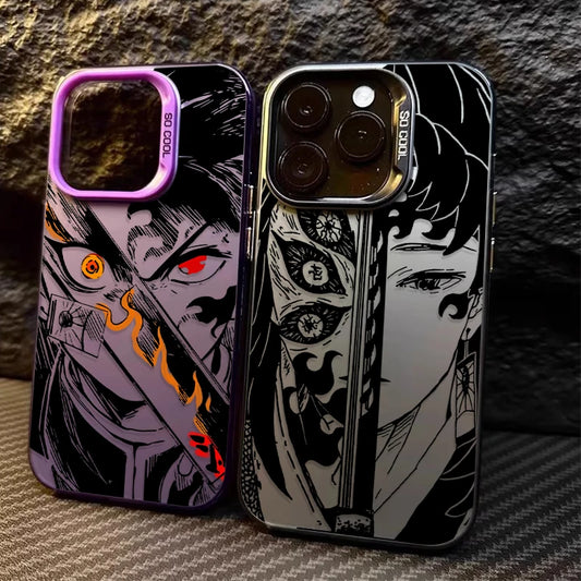 Demon Slayer Matte Shockproof Phone Case For iPhone