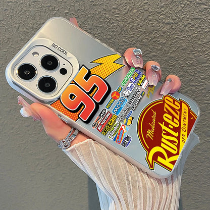 Lightning McQueen 95 Shockproof Matte iPhone Case, Hard Plating Cover
