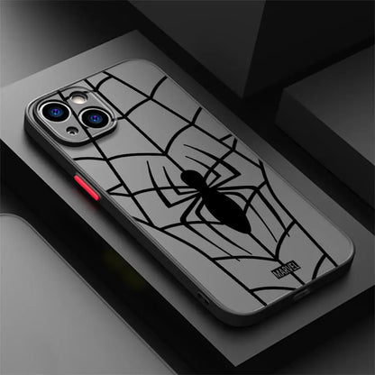 Marvel Hero Spider Man Funda Back Phone Cover Case For iPhone