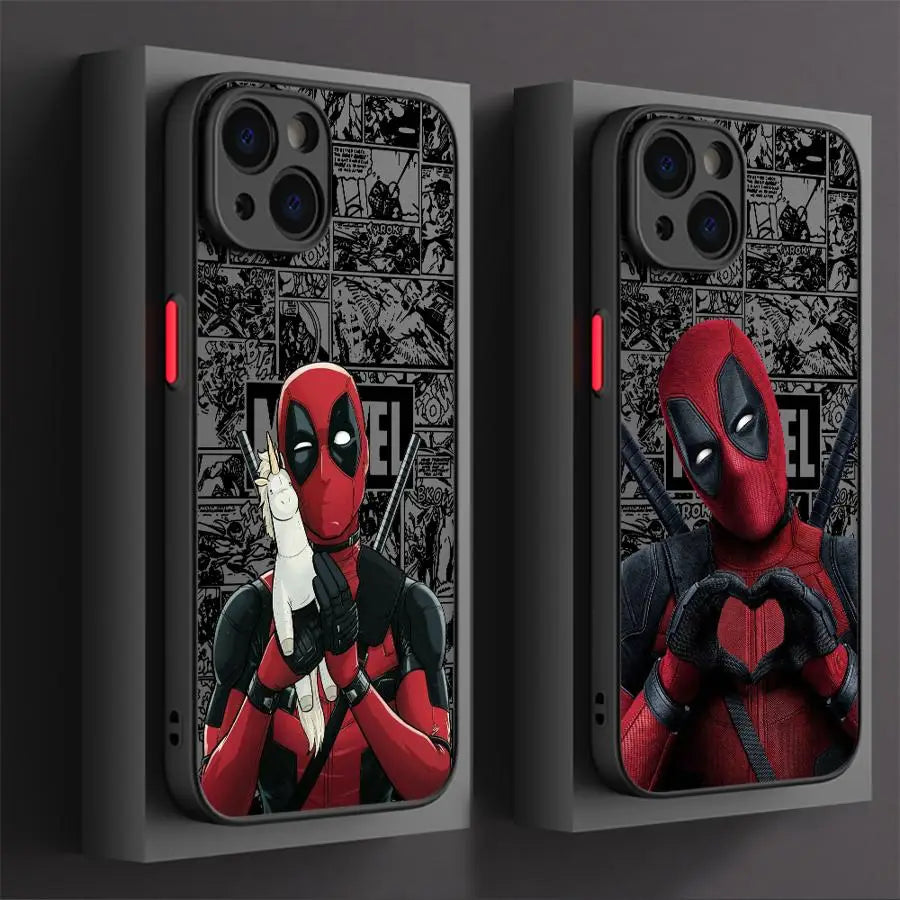 Marvel Funny Deadpool Case For iPhone