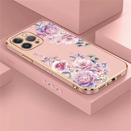 Luxury Flowers Case For iPhone