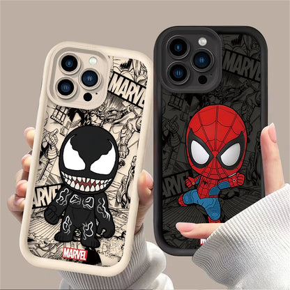 Marvel Spider Man Silicone Case For iPhone