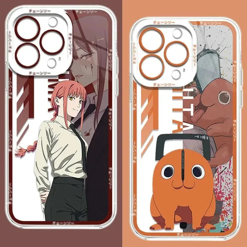 Chainsaws Mans Rese Makima Cute Phone Case For iPhone