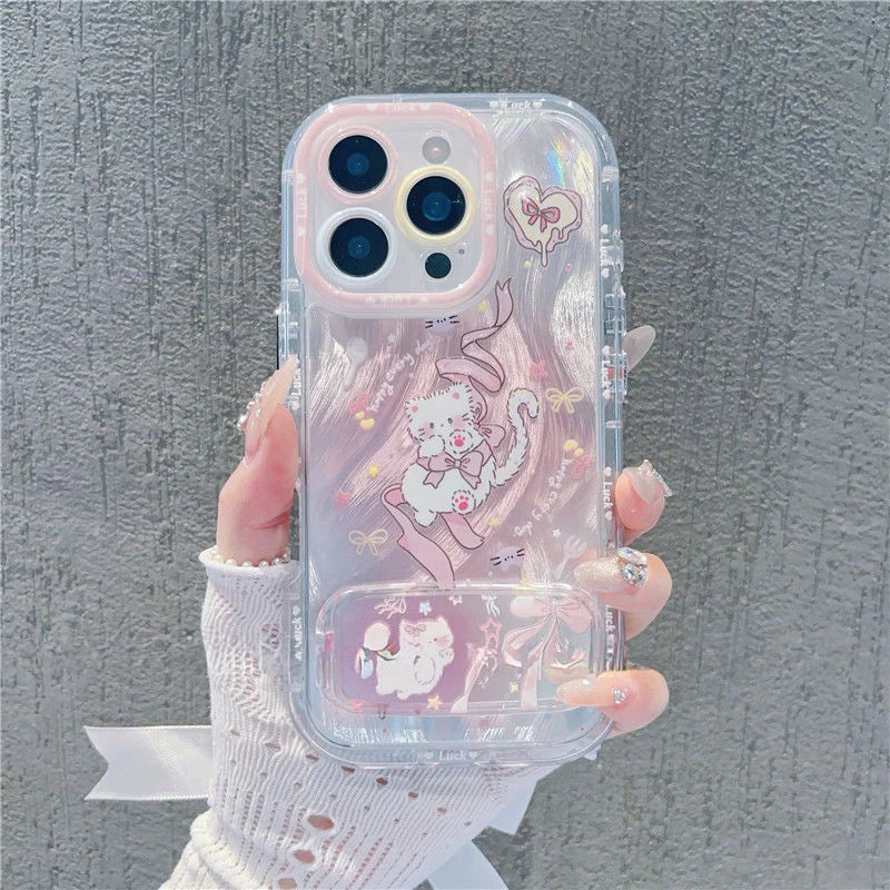 Sweet Cute Kitten Bowkont Compatible Phone Case
