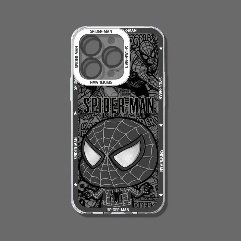 Marvel Spider Man Silicone Phone Case For iPhone