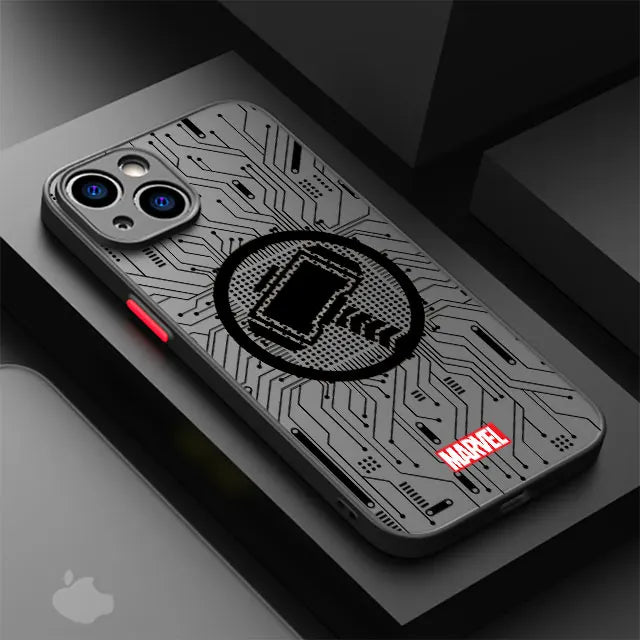 Phone Case For Apple iPhone Cover Marvel Spider Man Iron Man