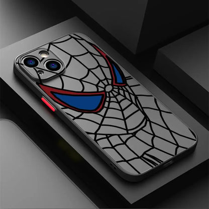 Marvel Iron Man Spiderman Back Phone Cover Case For iPhone